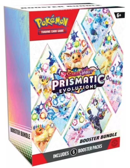 Scarlet & Violet 8.5 Prismatic Evolutions: Bundle 6 Booster Packs (English)  - 
