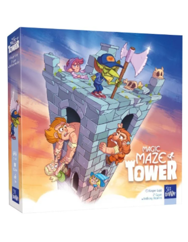 Magic Maze Tower  - Magic Maze Tower es un juego de mesa independiente dentro del universo Magic Maze. Las aventuras del enano, 
