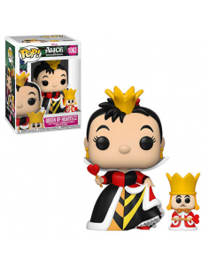 Funko Pop Reina de Corazones con el rey. (CAJA DAÑADA) Alicia en el País de las Maravillas 70th  -