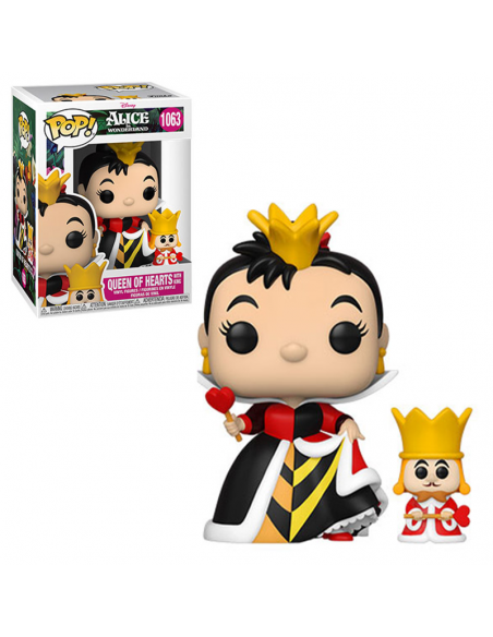 Funko Pop Queen of Hearts with King. (DAMAGED BOX) Alice in Wonderland 70th  - 