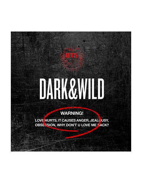 BTS - 1st Album [DARK&WILD]  -  - CD- Libro de fotos de 102 páginas- PhotocarLista de canciones: 1. intro: What am I to you2. da