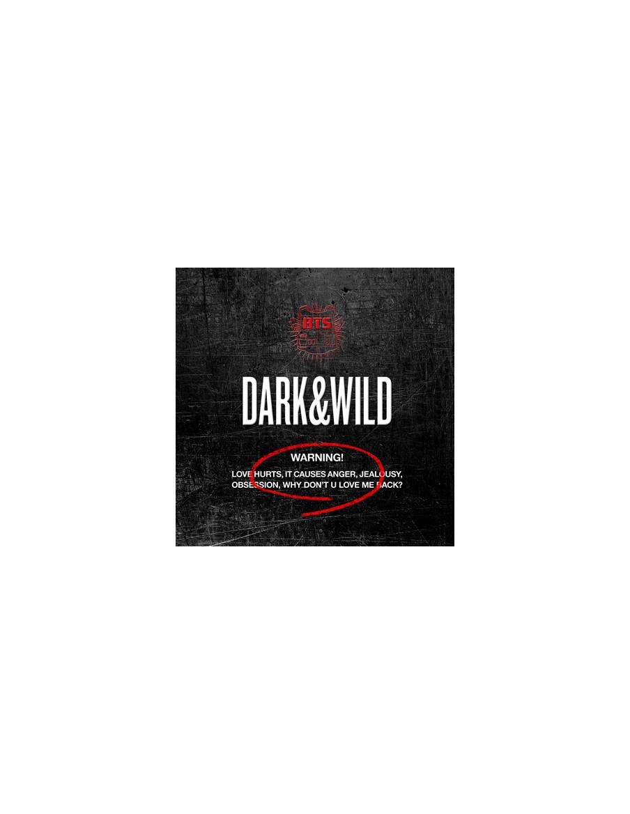 BTS - 1st Album [DARK&WILD]  -  - CD- Libro de fotos de 102 páginas- PhotocarLista de canciones: 1. intro: What am I to you2. da