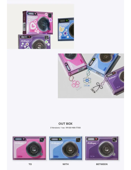 ILLIT - I’LL LIKE YOU (2nd Mini Album) GLLIT Version  - Versiones: To (rosa), With (azul), Between (morado)Contentido: Out Box :