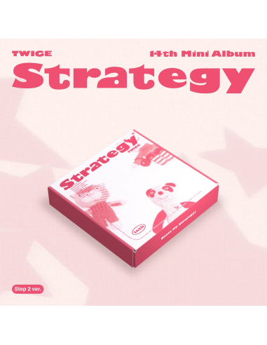 TWICE - 14th Mini Album [Strategy]  - Versiones: Step 1 Ver. / Step 2 Ver. / Step 3 Ver. Contenido:   Out Box -Step 1 Ver. : 268