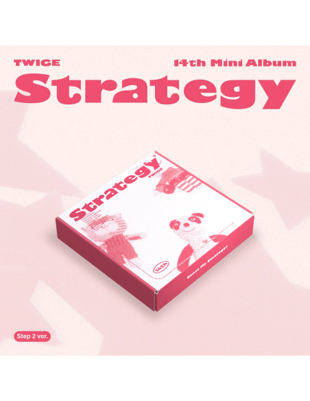 TWICE - 14th Mini Album [Strategy]  - Versiones: Step 1 Ver. / Step 2 Ver. / Step 3 Ver. Contenido:   Out Box -Step 1 Ver. : 268