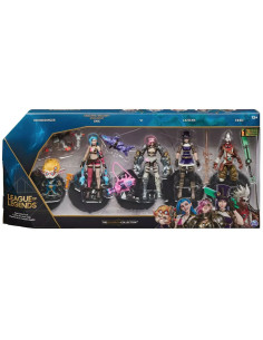 Set 5 Figuras Heimerdinger, Jinx, Vi, Caitlyn y Ekko. League of Legends  - Pack de 5 figuras 10cm aprox