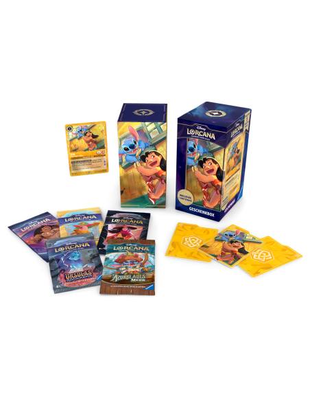 RESERVA Lorcana Archazia's Island: Lilo Gift Set (Inglés)  - Este producto es una RESERVA, y se servirá en la fecha de salida: 7