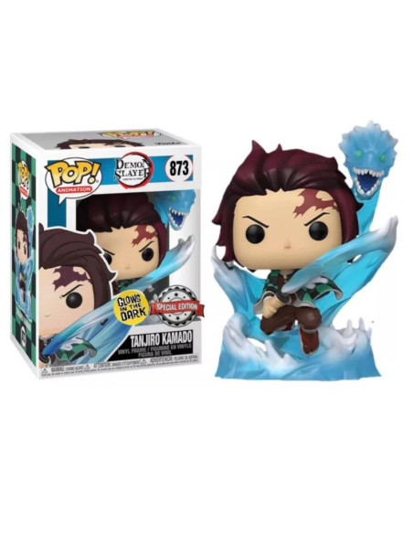 Funko Pop. Tanjiro con Dragon (GITD). Demon Slayer  - Pop. Tanjiro with Noodles. Demon Slayer: Kimetsu no Yaiba