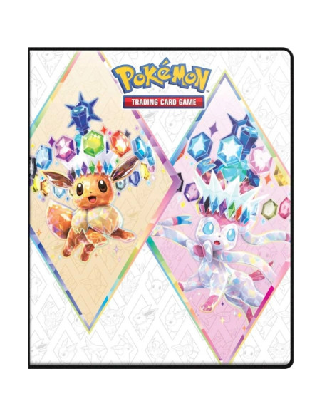 Álbum 9 Bolsillos Pokémon Evoluciones Prismáticas  - El portafolios de 9 bolsillos para Pokémon de Ultra PRO presenta una cubier