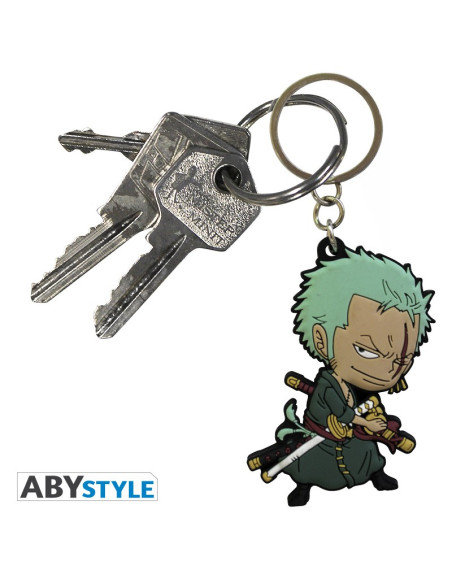 Llavero PVC Roronoa Zoro SD. One Piece  - ¿Eres fan de One Piece? ¿Y Zoro es tu personaje favorito? ¡Entonces echa un vistazo a 
