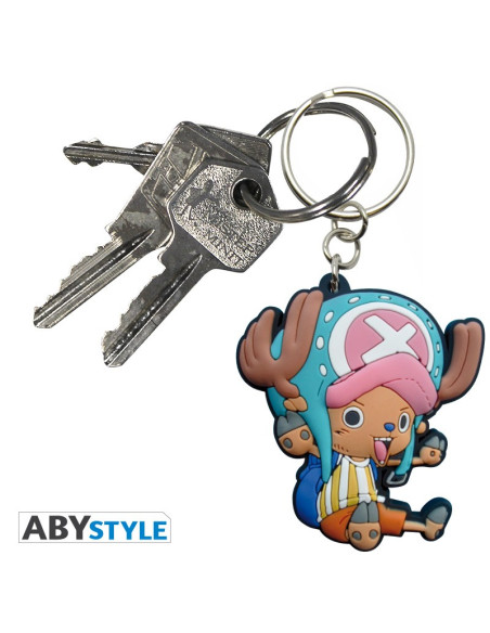 Keychain PVC "Chopper SD". One Piece  - With this PVC keychain One Piece by ABYstyle, Chopper in New World version will be with 