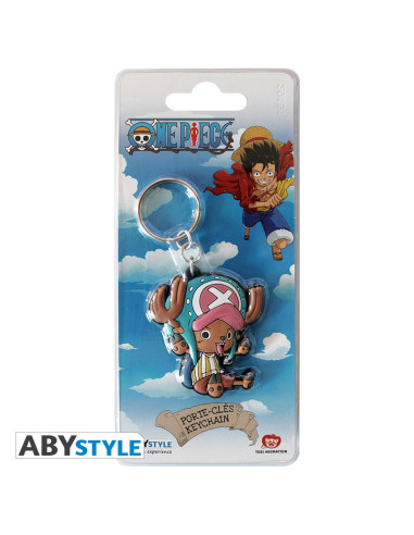 Keychain PVC "Chopper SD". One Piece  - With this PVC keychain One Piece by ABYstyle, Chopper in New World version will be with 