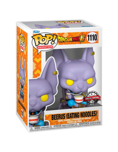 Funko Pop. Beerus (eating noodles). Dragon Ball Super  - Funko Pop. Beerus (eating noodles). Dragon Ball Super