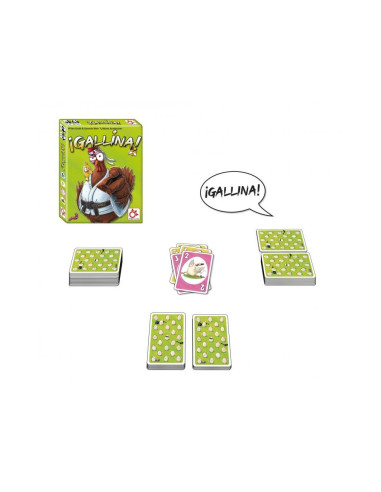 Gallina  - ¿Te atreves a arriesgar o serás el “gallina” del grupo? En este emocionante juego, gira las cartas y pon a prueba tu 