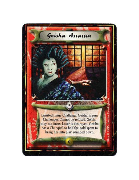 Geisha Assassin  - Assassin • GeishaLimited: Target another player's Personality: Create a Geisha Personality with a Chi equal t