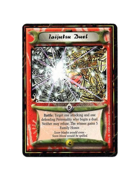 Iaijutsu Duel  - IaijutsuBattle: Choose your performing unbowed Personality and target an enemy Personality: Your Personality du