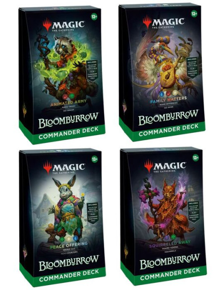 Mazo Commander Bloomburrow Animated Army Inglés  - 