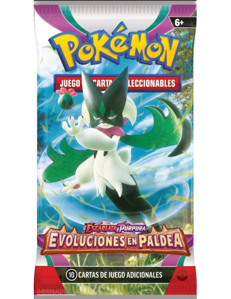 Escarlata y Púrpura 2 Evoluciones en Paldea: Sobre (10) Español  - 