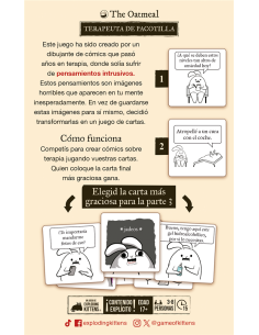 Terapeuta de Pacotilla  - Un juego de cartas en el que tienes que crear cómics muy (des)agradables. 2