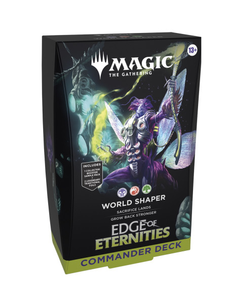 PREORDER Edge of Eternities: World Shaper Commander Deck (Spanish)  - This item is a PREORDER. It will be shipped on the release