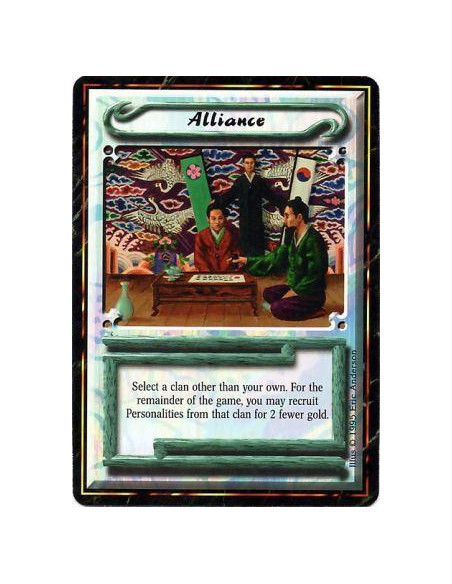 Alliance  - UniqueName a Clan alignment other than your own. Until the game ends, Personalities with that Clan alignment enter p