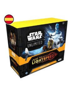Star Wars Unlimited: Jump to lightspeed . Pre-release kit SPANISH  - La caja incluye:  6 Sobres de ampliación Jump to lightspeed