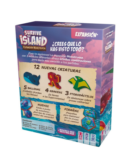 Survive The Island Expansion Monstruosa  - ¿Crees que lo has visto todo? ¡Pues te equivocas! La expansión Monstruosa con 3 módul Survive The Island Expansion Monstruosa  - ¿Crees que lo has visto todo? ¡Pues te equivocas! La expansión Monstruosa con 3 módul