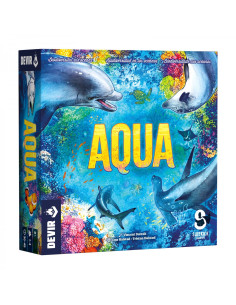 Aqua  - ¡Sumérgete en las cautivadoras profundidades de un arrecife de coral! En este ecosistema, haz que tus formaciones corali