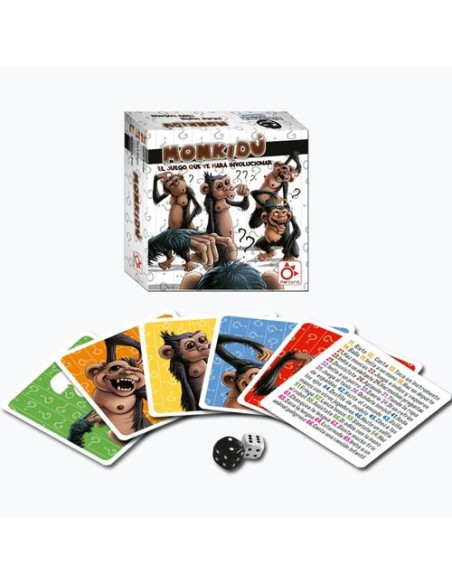 Monkidú  - Monkidu es un juego de cartas rápido y activo para gente que no tenga vergüenza. Un juego para mejorar la atención, l