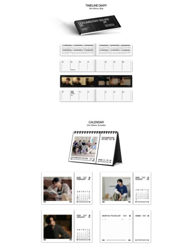 ENHYPEN - 2025 SEASON'S GREETINGS (DOCUMENTARY 001-002)  - Contenido: - Caja - Libro fotográfico (128 páginas) - Moment book (44