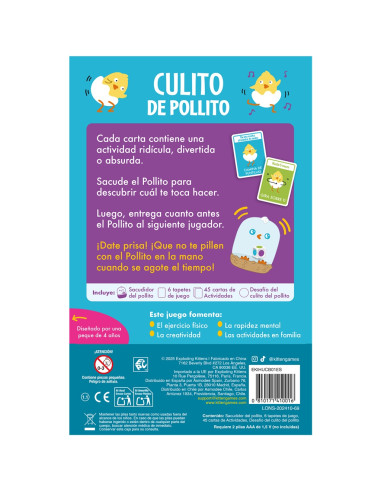 Culito del Pollito. Board Game (Spanish)º  - 