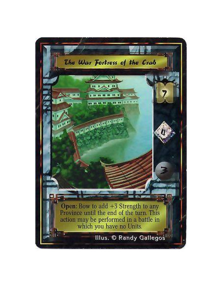 The War Fortress of the Crab (Mon Back)  - Battle/Open: Even if you control no units at the current battlefield, bow this card: 