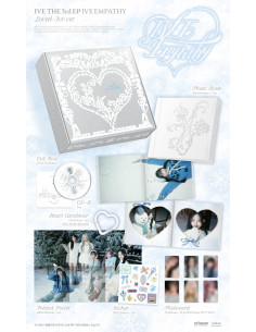 IVE - IVE Empathy (Loved IVE Ver.) Limited Ver.  - Contenido:- Caja- Photo Book- CD-R- Poster Plegable- Pegatinas- Photocard (1  2