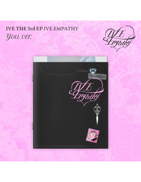 IVE - IVE Empathy  - IVE - IVE Empathy
3 versiones:
ME Marrón, YOU Negro y AND US RosaContenido:- Photo Book- CD-R- Photo Set- P