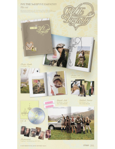 IVE - IVE Empathy  - IVE - IVE Empathy 3 versiones: ME Marrón, YOU Negro y AND US RosaContenido:- Photo Book- CD-R- Photo Set- P