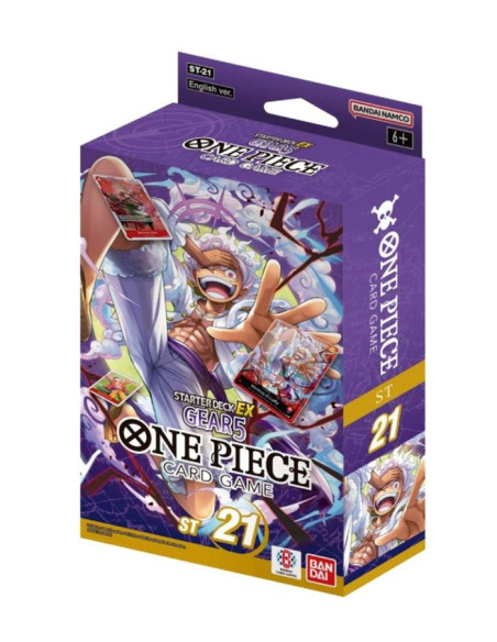 One Piece EX Starter Deck ST21 Gear 5  - -GEAR 5 is now included in a leader card!-Here's a special starter deck made into a set