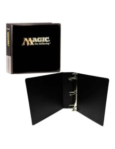 Archivador Collector's Album 3 Anillas Logo MAGIC - Negro  - Album archivador de 3 anillas en color negro, de la marca Ultra-Pro 2