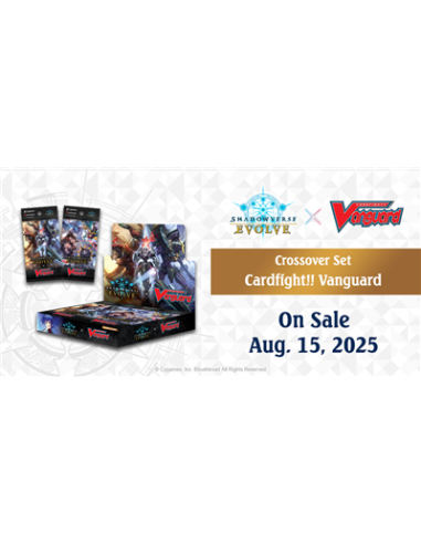 PREORDER Shadowverse Evolve -  Crossover Set Cardfight!! Vanguard: Booster Box (16)  - This item is a PREORDER. It will be shipp
