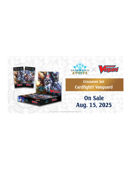 PREORDER Shadowverse Evolve -  Crossover Set Cardfight!! Vanguard: Case (20 Booster Boxes)  - This item is a PREORDER. It will b