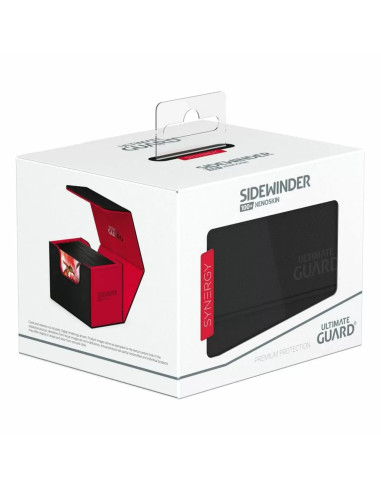 copy of Ultimate Guard Sidewinder Deck Case 100+ XenoSkin SYNERGY Black/Red  - Ultimate Guard Sidewinder Deck Case 100+ XenoSkin