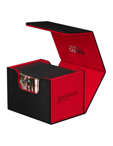 copy of Ultimate Guard Sidewinder Deck Case 100+ XenoSkin SYNERGY Black/Red  - Ultimate Guard Sidewinder Deck Case 100+ XenoSkin