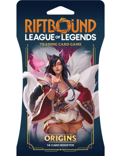 PREORDER Riftbound: League of Legends TCG - Set One: Origins Sleeved Booster Pack (English)  - This item is a PREORDER. It will 