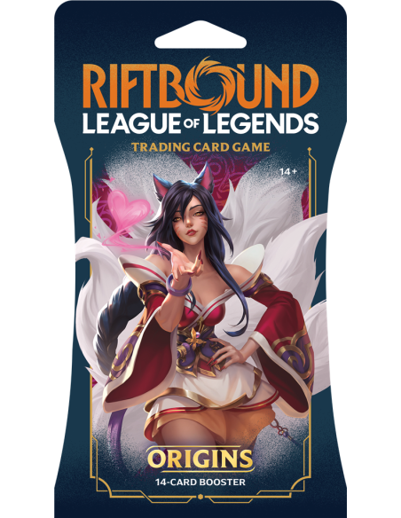 PREORDER Riftbound: League of Legends TCG - Set One: Origins Sleeved Booster Pack (English)  - This item is a PREORDER. It will 