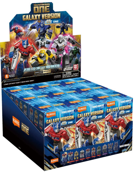 Blokees Mini Figure Galaxy Version 05 Box (9 Random Mini Figures). Transformers  - Box Mini Figures Galaxy Version Defender ( 12