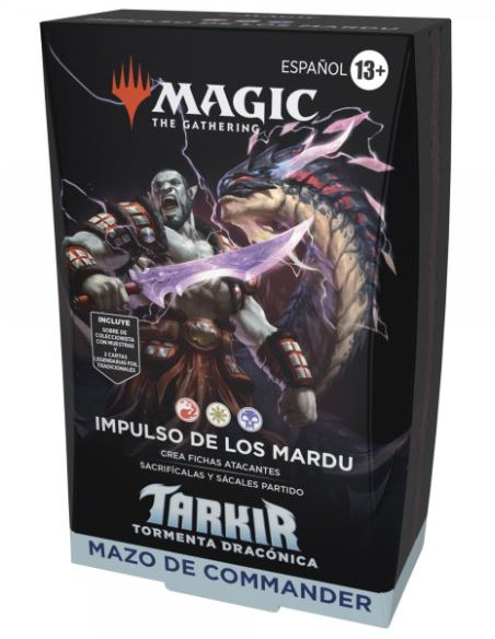 Mazo Commander Impulso de los Mardu (Esp) Tarkir Tormenta Dracónica  - Vuelve al emblemático plano de Tarkir para un enfrentamie
