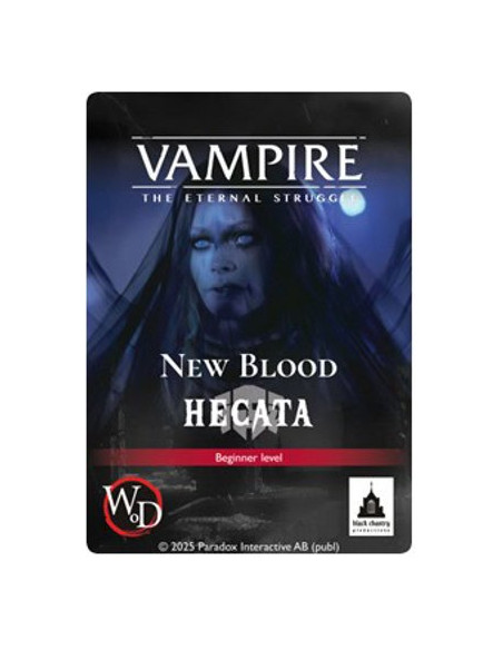 PREORDER Vampire TES New Blood: Hecata (Spanish)  - This item is a PREORDER. It will be shipped on the release date: 30th/08/202