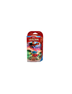 Lorcana Reign of Jafar: Ruby / Steel Starter Deck (English)  - Each deck contains 60 cards, 2 foils, 1 booster pack, counters, a
