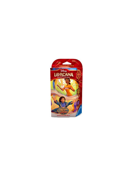 PREORDER Lorcana Reign of Jafar: Amber / Amethyst Starter Deck (English)  - This item is a PREORDER. It will be shipped on the r