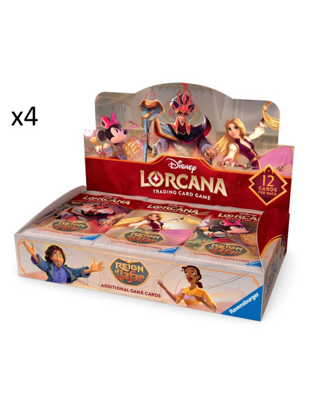 PREORDER Lorcana Reign of Jafar: Booster Case (4x Booster Box) English  - This item is a PREORDER. It will be shipped on the rel