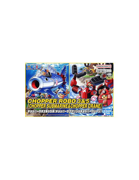 Maqueta Chopper Robot 3 y 5 (Chopper Submarine & Chopper Crane)  - 